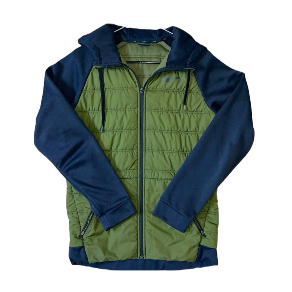 Nike‎ Green and Navy Jacket Men’s Medium